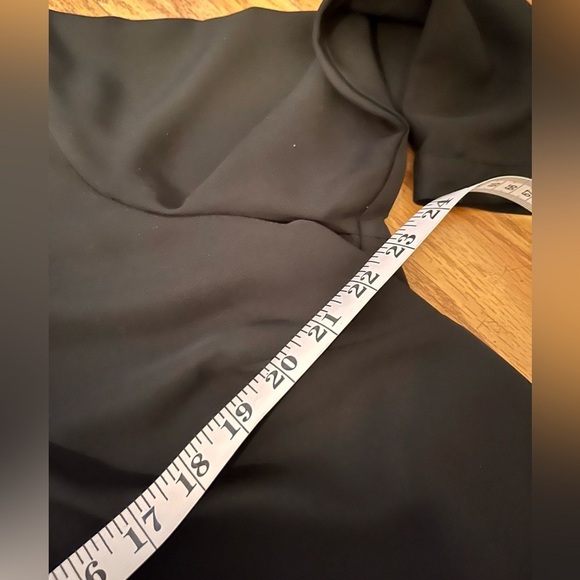 Rox & Aly Black Lace-Up Asymmetrical Flowing Loose Women's Top 1X Goth Emo Boho - Picture 11 of 11